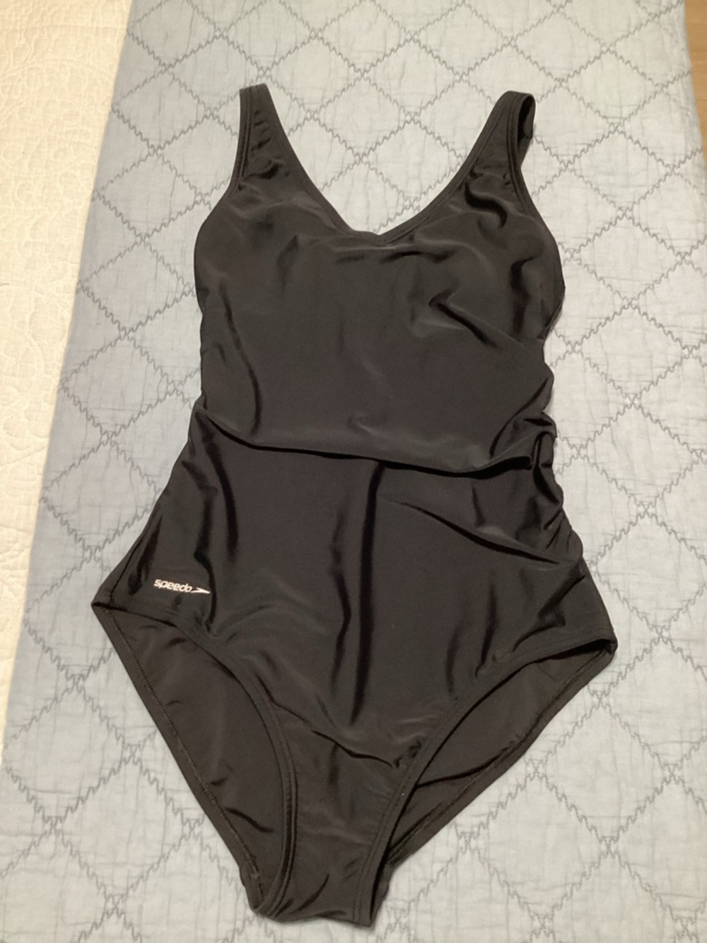 *Speedo Black Women's One-Piece Swim Suit - Classic Support